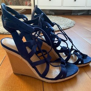 Strappy 4.5 inch wedges